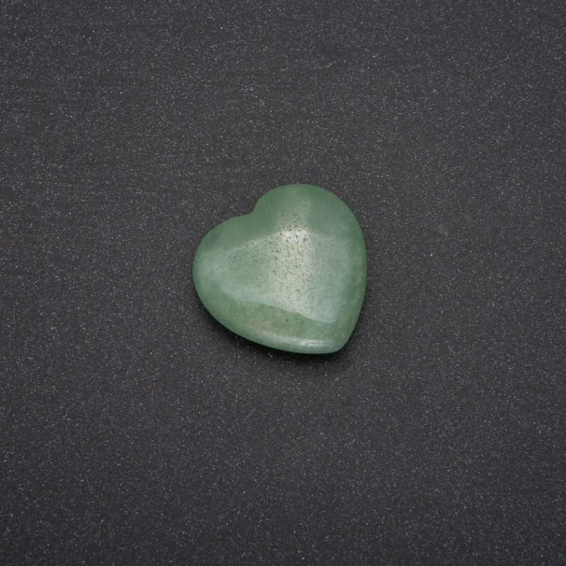 Jade Souvenir Stone Heart Shape 30x30x10(+/-)mm