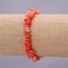 Tinted Mother-of-Pearl Chip Bracelet on Elastic Band, 7mm (+-) Diameter, 18cm Length