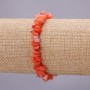 Tinted Mother-of-Pearl Chip Bracelet on Elastic Band, 7mm (+-) Diameter, 18cm Length