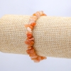 Natural Carnelian Stone Bracelet, chip-8mm+/-, circumference-18cm