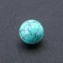 Pressed Turquoise Stone Souvenir Sphere, 20mm+ Diameter