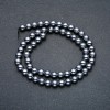 Terahertz Smooth Round Beads on a Strand, 8mm Diameter +/-, 39cm Length