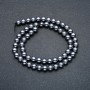 Terahertz Smooth Round Beads on a Strand, 8mm Diameter +/-, 39cm Length