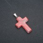 Tourmaline Cross Pendant, Stone 50x28mm