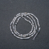 Strand Natural Stone Adularia Faceted Round Bead, diameter 2mm + -, length 40cm +