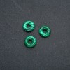 Pandora-Style Malachite Bead (Pressed) 15x5mm, Hole Diameter 5mm+