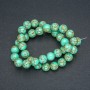 Imperial Jasper Beads Green (Pressed), Smooth Round, Diameter 10mm +/-, Length 40cm+