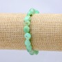 Chrysoprase Natural Stone Elastic Bracelet, Tumbled, Diameter 10x8mm+