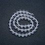Rock Crystal Stone Beads on a Strand, Smooth Round, Diameter 8.5mm, Length 38cm