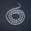 Rock Crystal Stone Beads on a Strand, Smooth Round, Diameter 6mm, Length 38cm