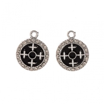 Pendant Finding, Length 24mm, d1-19.5mm, d2mm, Price per 1 pc