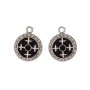 Pendant Finding, Length 24mm, d1-19.5mm, d2mm, Price per 1 pc