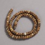 Natural Stone Beads on a Thread Picture Jasper Smooth Rondelle, diameter 6x4mm + -, length 39cm +