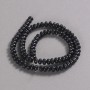 Natural Stone Beads on a Thread Aventurine Blue Sand Cairo Night Smooth Rondelle, diameter 6x4mm + -, length 39cm +