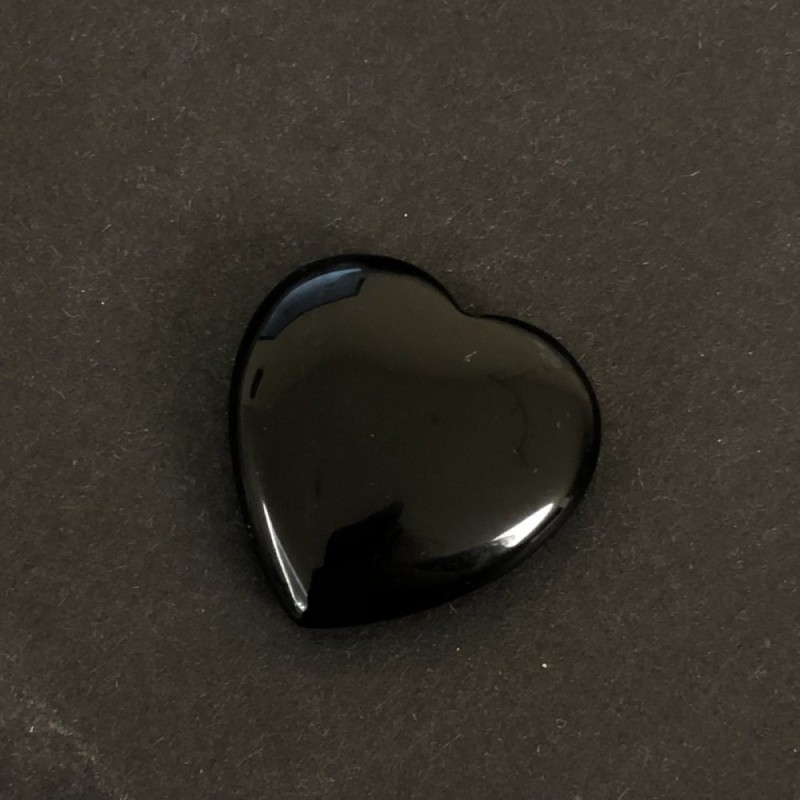 Souvenir Heart Stone Made of Natural Agate, Diameter 25x25x7mm+