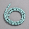 Turquoise Beads, Smooth Cylinder, Diameter 10x6mm +/-, Length 41cm +