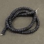 Beads on Strand Aventurine Blue Sand Cairo Night Smooth Rondelle, diameter 6x3mm +/-, length 39cm +