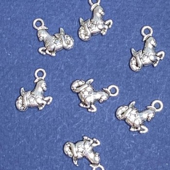 Findings Pendant "Capricorn" 16x11mm metal color "silver" pack. 20g +22pcs
