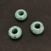 Pandora-Style Turquoise Bead 14x7mm, Hole Diameter 5.5mm +