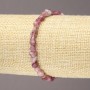 Tourmaline Natural Stone Bracelet on Elastic Band, Tumbled, Diameter 5x7mm+
