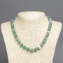 Natural Green Agate Matte Beads on a Strand, 10mm Diameter +/-, 45cm Length+