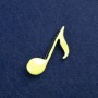 Sale! Pin «Note» in silver-colored metal with enamel 25×45 mm +