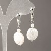 Natural Baroque and Freshwater Pearls Earrings 45x17mm+