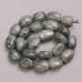 Labordorite Faceted Beads on Thread, 16x13 mm, about 40 cm length