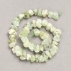 Unprocessed Prinite Beads on Thread, press-cut faceted nugget, diameter 13×8(±)mm, length 41cm