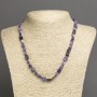 Charoite Beads Jewelry, faceted, diameter 8×5mm, length 45cm