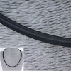 Price per package / 10 pcs. Rubber cord wrap, 5 mm diameter + -, length 45-50 cm +