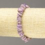 Elastic Bracelet with Phosphosiderite (single) pebble 8x3mm+