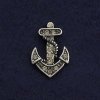 Pendant with Twist "Anchor" 2cm Gray Metal