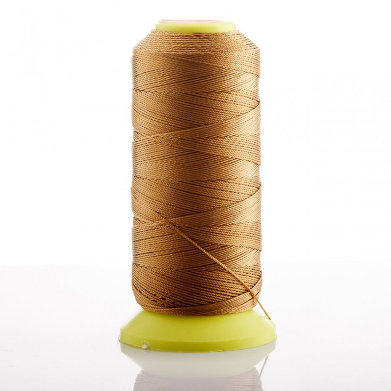 Beige Nylon Bobbin Thread, 0.6 mm diameter for crafts 500 m