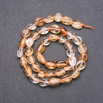 Citrine Beads - Faceted, 8x9 mm diameter, 38 cm length