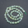 Prehnite Beads on Thread, tumbled, 8x6 mm, 40 cm length +