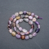 Amethyst Beads on Thread, Faceted, 8x10 mm, 40 cm chain +