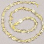 Citrine Beads on Thread "Galtovka" (tumbling) 6-7×7-10 mm, length 40 cm +