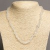 Necklace made of natural adularia shard 8x3 mm, length 46-49 cm