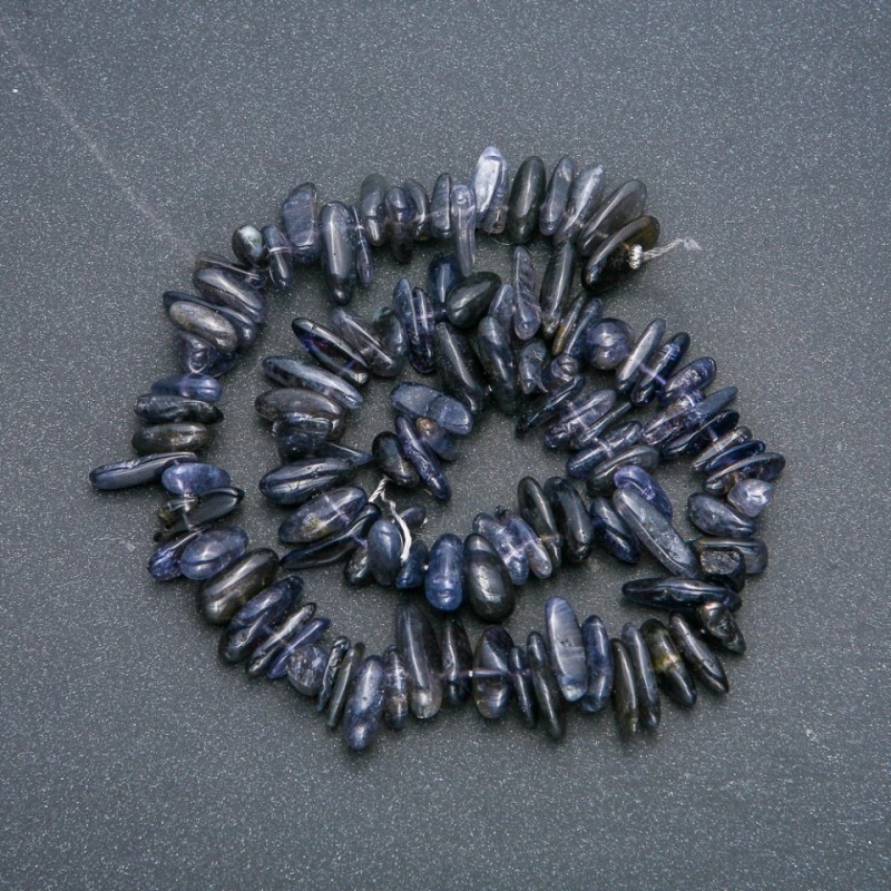 Iolite Natural Stone Thread –碎?