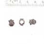 Pandora Owl Bead Findings, 10x8mm, 5mm Hole, 20g Pack (+/-13 pcs)