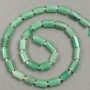 Natural Jade Beads on Thread, Jade Beads Cut, d 11x7mm, length 39cm± (with 3x2mm seed beads)