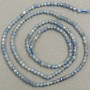 Natural Labradorite Faceted Beads on Thread, 2mm ± diameter, 41cm ± length
