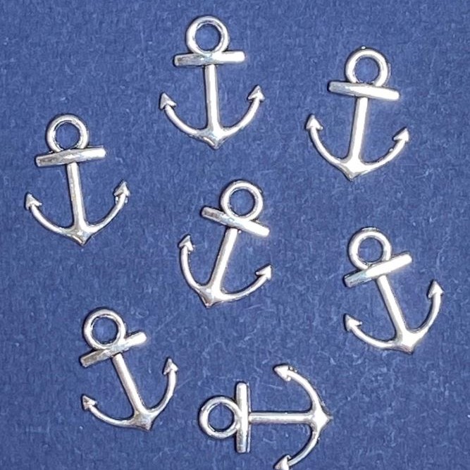 Finding Charm Anchor 2cm, 20g Pack +/- 28 pcs