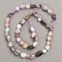 Charoite Beads, faceted, 7×9 mm, length 41 cm