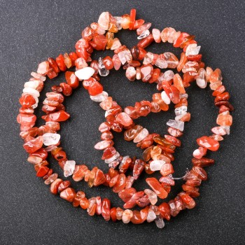 Carnelian Beads Chips, 5-8×3-4 mm, length 80 cm