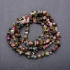 Watermelon Tourmaline natural stone beads, 5mm diameter, 80cm length