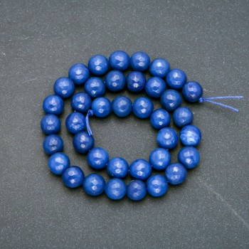 Apatite Beads on Thread, faceted ball, 10mm diameter, 38cm length