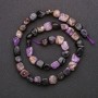 Charoite Beads, Faceted 8 mm ±, 40 cm Thread