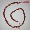 Red Jasper Chip Beads on Thread, natural stone, faceted, 5x6-9x7 mm, length 41 cm